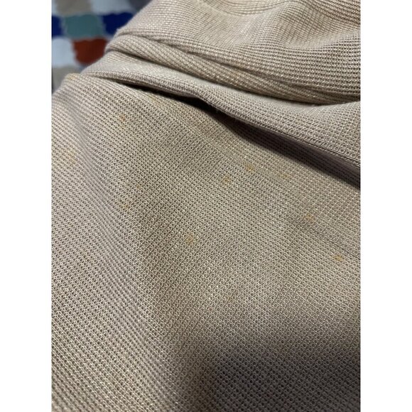 Aura Tyler Lounge Pants Set Elastic Waist Drawstring Beige Size L - Picture 6 of 8